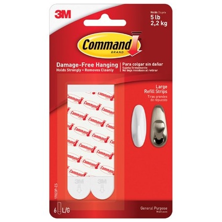 3M 3M 17023P Command Refill Strips - Large, 6PK BUY00022767